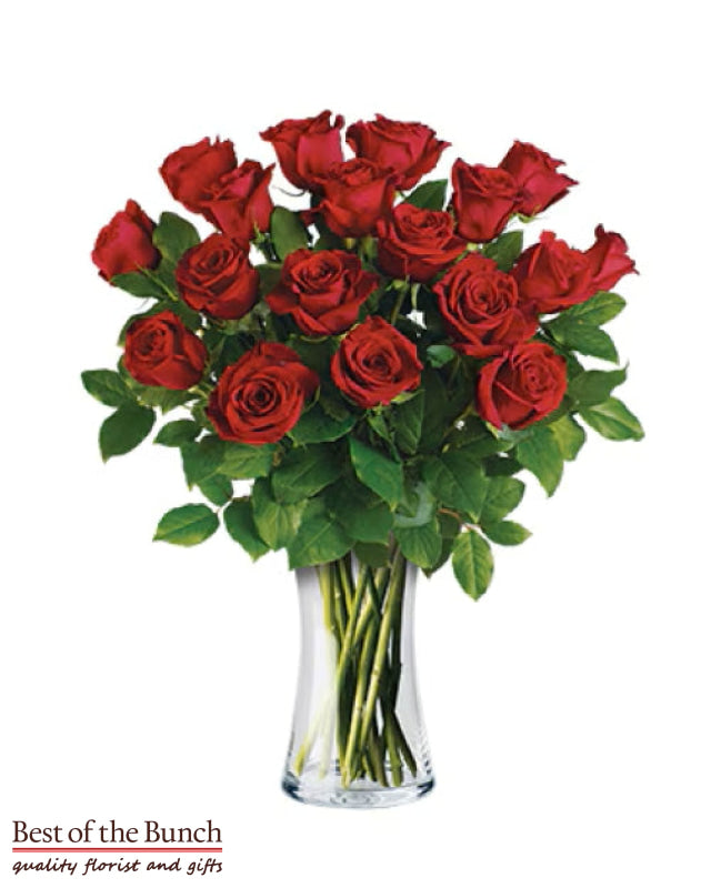 Valentine’s Day Flowers 18 Red Roses Flowers