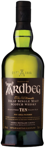 Ardbeg 10 Year Old - Single Malt Scotch Whisky - Delivered In A Gift Box - Best of the Bunch Florist Wellington