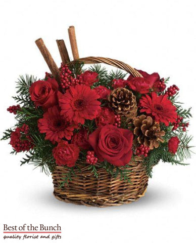 Christmas Bouquet Berries and Spice - Best of the Bunch Florist Wellington