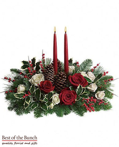 Christmas Centerpiece Christmas Wishes - Best of the Bunch Florist Wellington