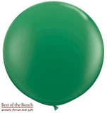 Dark Green Round Latex Giant XXL Extra Large Helium Balloon 60cm (24") OR 90cm (36") - Best of the Bunch Florist Wellington