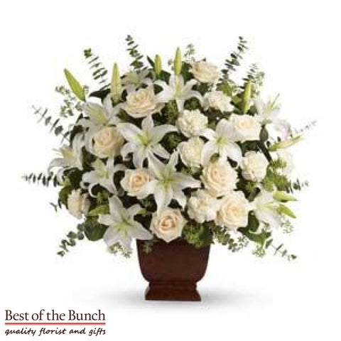 Flower Arrangement Sympathy Eternity - Best of the Bunch Florist Wellington