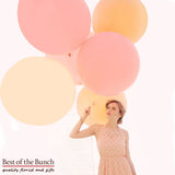 Giant XXL Extra Large Round Latex Helium Balloons 60cm - Bouquet of Helium Balloons  - Choose Your Colours - Plain Colours - Best of the Bunch Florist Wellington