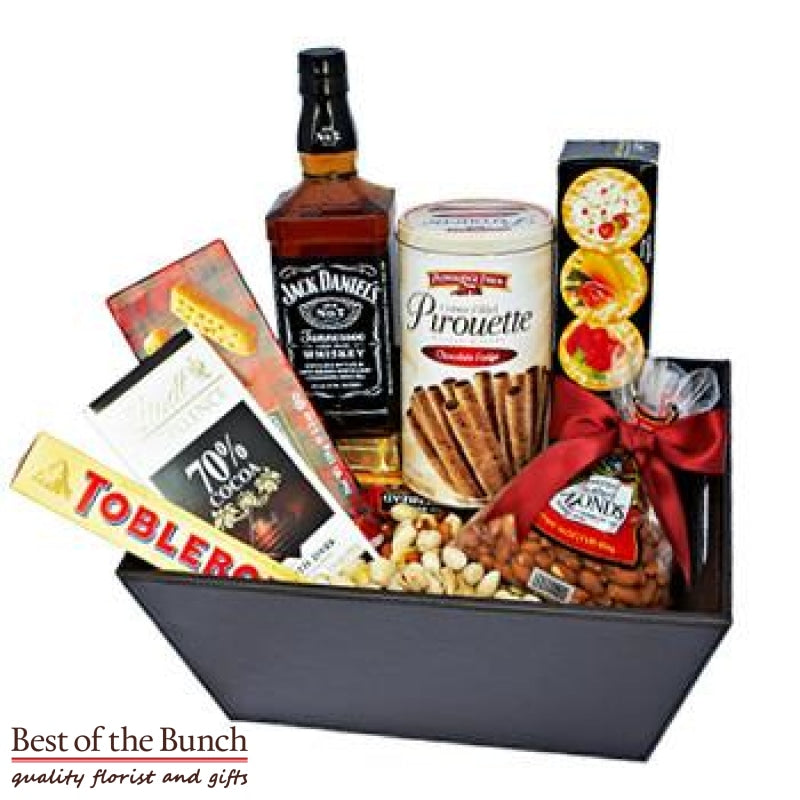 Gift Box Jack Daniels Gentleman Jack - Best of the Bunch Florist Wellington