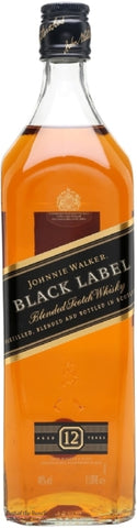 Johnnie Walker Black Label Whisky 12 Year Old - Blended Scotch Whisky - Delivered In A Gift Box - Best of the Bunch Florist Wellington