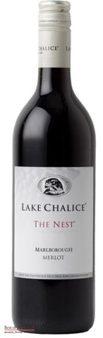 Lake Chalice The Nest Marlborough Merlot - Wine Delivered In A Wine Gift Bag / Box - Best of the Bunch Florist Wellington