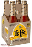 Leffe Blonde Belgian Abbey Ale Beer Four 4 Pack Bottles - Best of the Bunch Florist Wellington