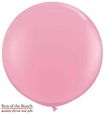 Light Baby Pink Round Latex Giant XXL Extra Large Helium Balloon 60cm (24") OR 90cm (36") - Best of the Bunch Florist Wellington