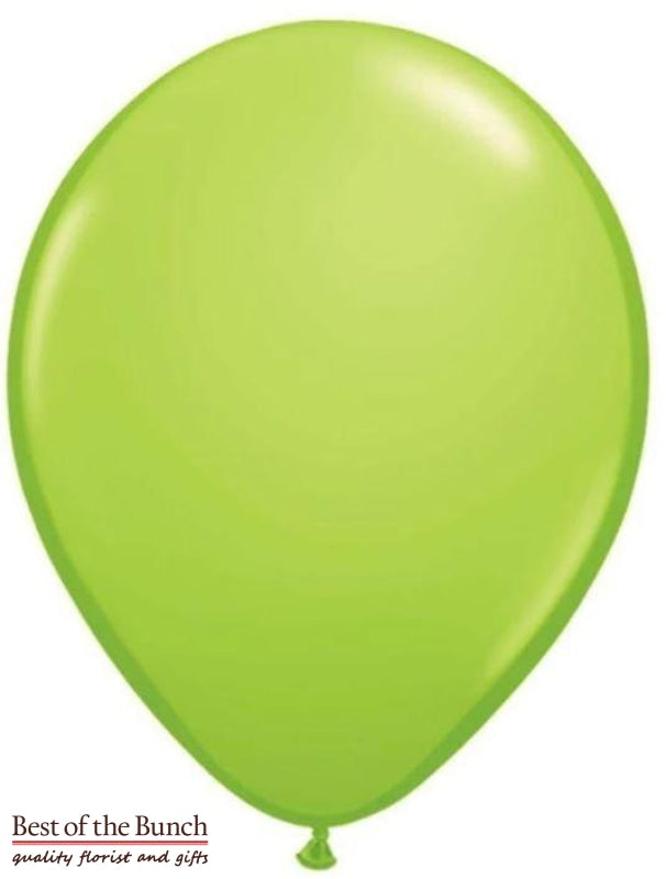 Light Lime Green Plain Latex Helium Balloon 28cm (11") - Best of the Bunch Florist Wellington