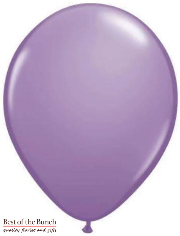 Light Purple Lilac Plain Latex Helium Balloon 28cm (11") - Best of the Bunch Florist Wellington