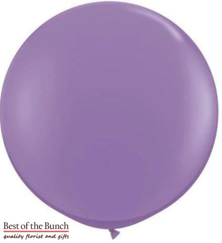 Light Purple Lilac Round Latex Giant XXL Extra Large Helium Balloon 60cm (24") OR 90cm (36") - Best of the Bunch Florist Wellington