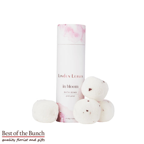 Luxury Pink Petal Bath Bombs - Linden Leaves New Zealand - Best of the Bunch Florist Wellington