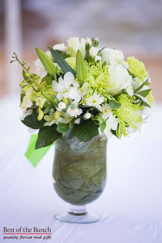 Table Flower Arrangement Orbit - Best of the Bunch Florist Wellington