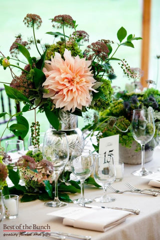 Table Flower Arrangement Secret Garden - Best of the Bunch Florist Wellington