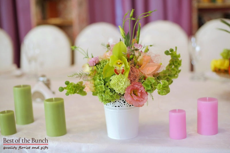 Table Flower Arrangement Sorbet - Best of the Bunch Florist Wellington