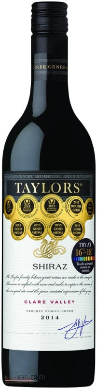 Taylors Shiraz Clare Valley Australia - Wine Delivered In A Wine Gift Bag / Box - Best of the Bunch Florist Wellington