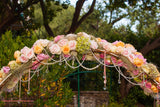Wedding Arch Sparkling Arch - Medium Wedding Flower Arch - Best of the Bunch Florist Wellington